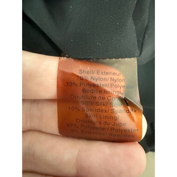 Alice & Olivia Black Tulle Tessie Dress Size 0 - Picture 5 of 6